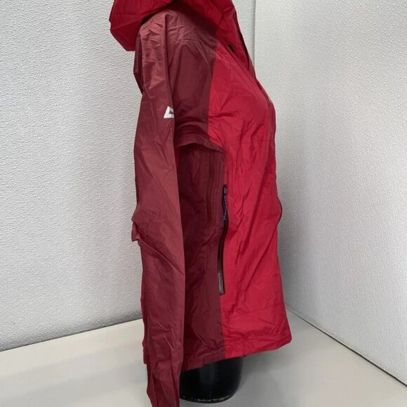 NEW MOUNTAIN GEAR Womens Jacket Capsicum/Tibetan Red Size S Zeno Hooded Full Zip - Picture 5 of 12